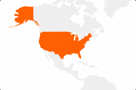 USA map
